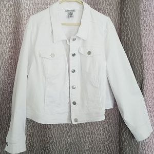 White jean jacket